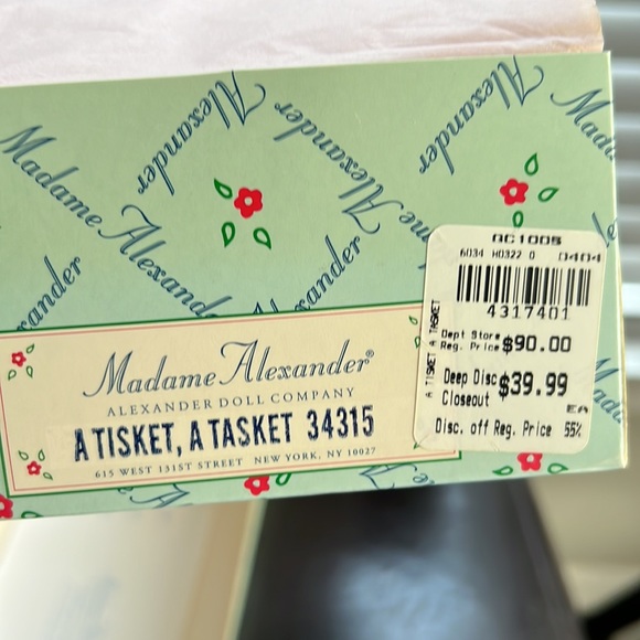 Madame Alexander Doll - A Tisket, A Tasket - Picture 2 of 2